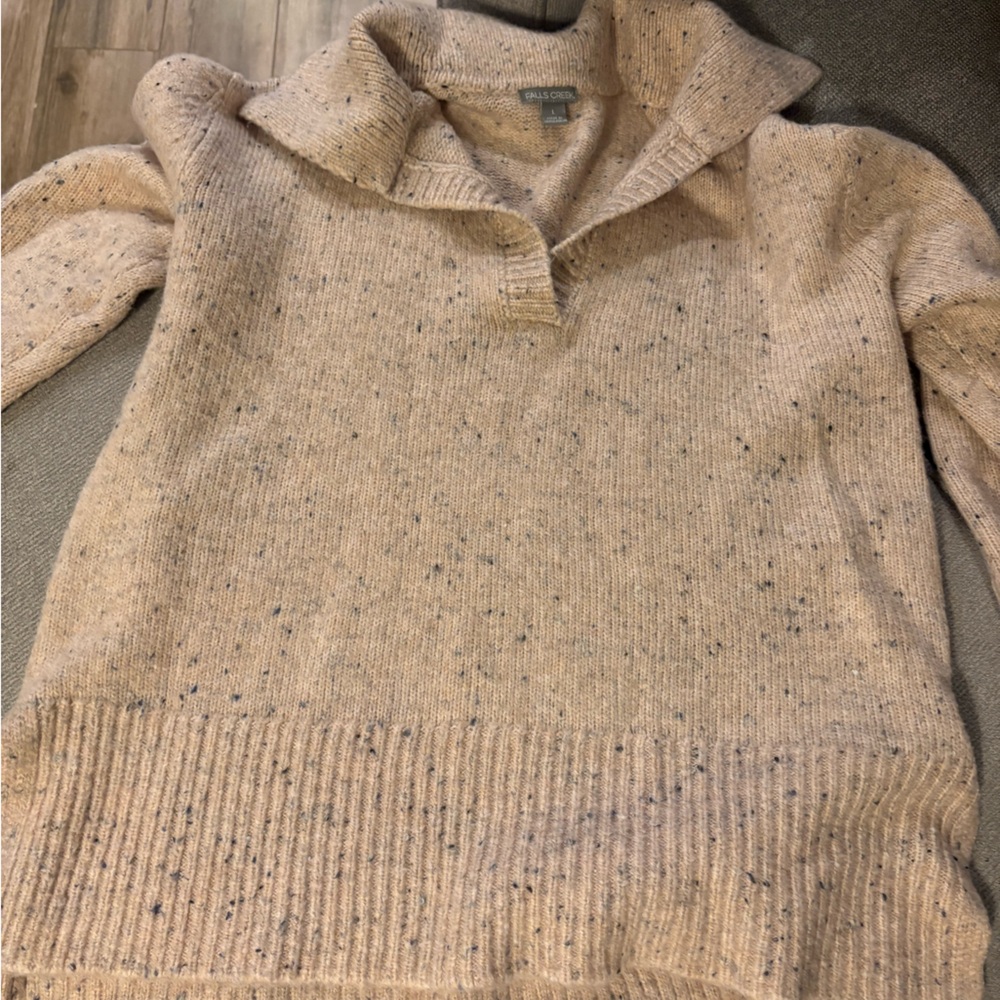 Falls Creek Beige Knit Sweater